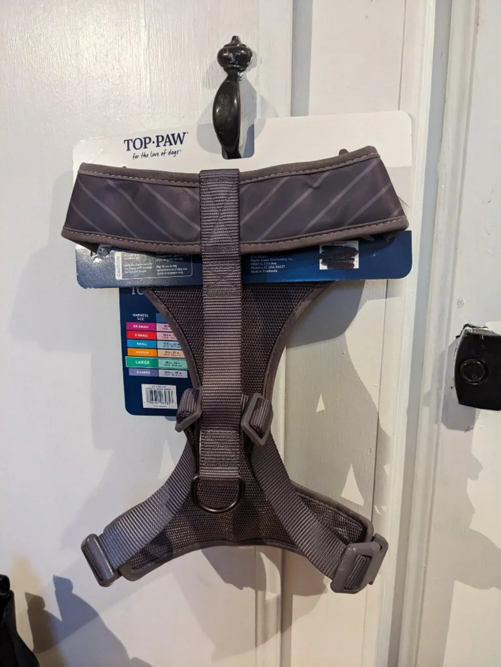 Top Paw NWT Reversible Comfort Harness Sz L